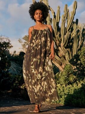 Banana Republic ORGANZA TIE-WAIST MAXI DRESS